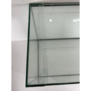 aquário 50 litros grande e reforçado com trava 50cmx30cmx35cm em vidro transparente com tampa de vidro partida