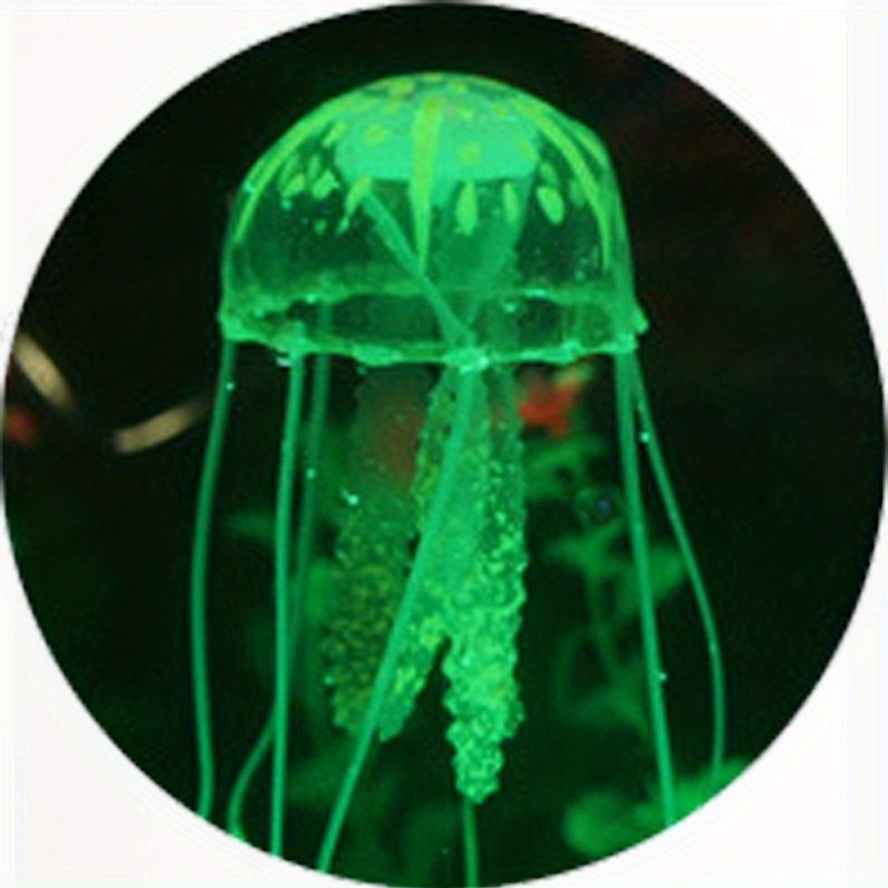 Decorações Vívidas De Água-Viva De silicone Para Um Lindo display De Aquário .