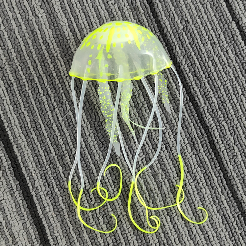 Decorações Vívidas De Água-Viva De Silicone Para Um Lindo Display De Aquário .