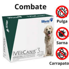 02 Ivernectina Ivercanis 3mg Cães 15kg 4 Comprimidos World