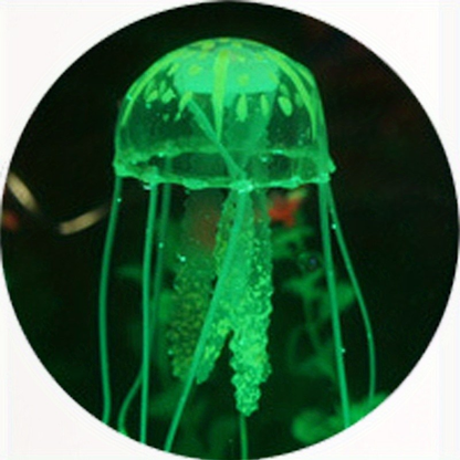 Decorações Vívidas De Água-Viva De Silicone Para Um Lindo Display De Aquário .