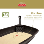 Areia Biodegradável Kadi Grão Misto (fino e grosso) Gato 4kg Milho Mandioca Cat Gatos bio