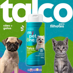 Talco Higiênico Perfumado Para Cães Filhotes Mypetone - 100g