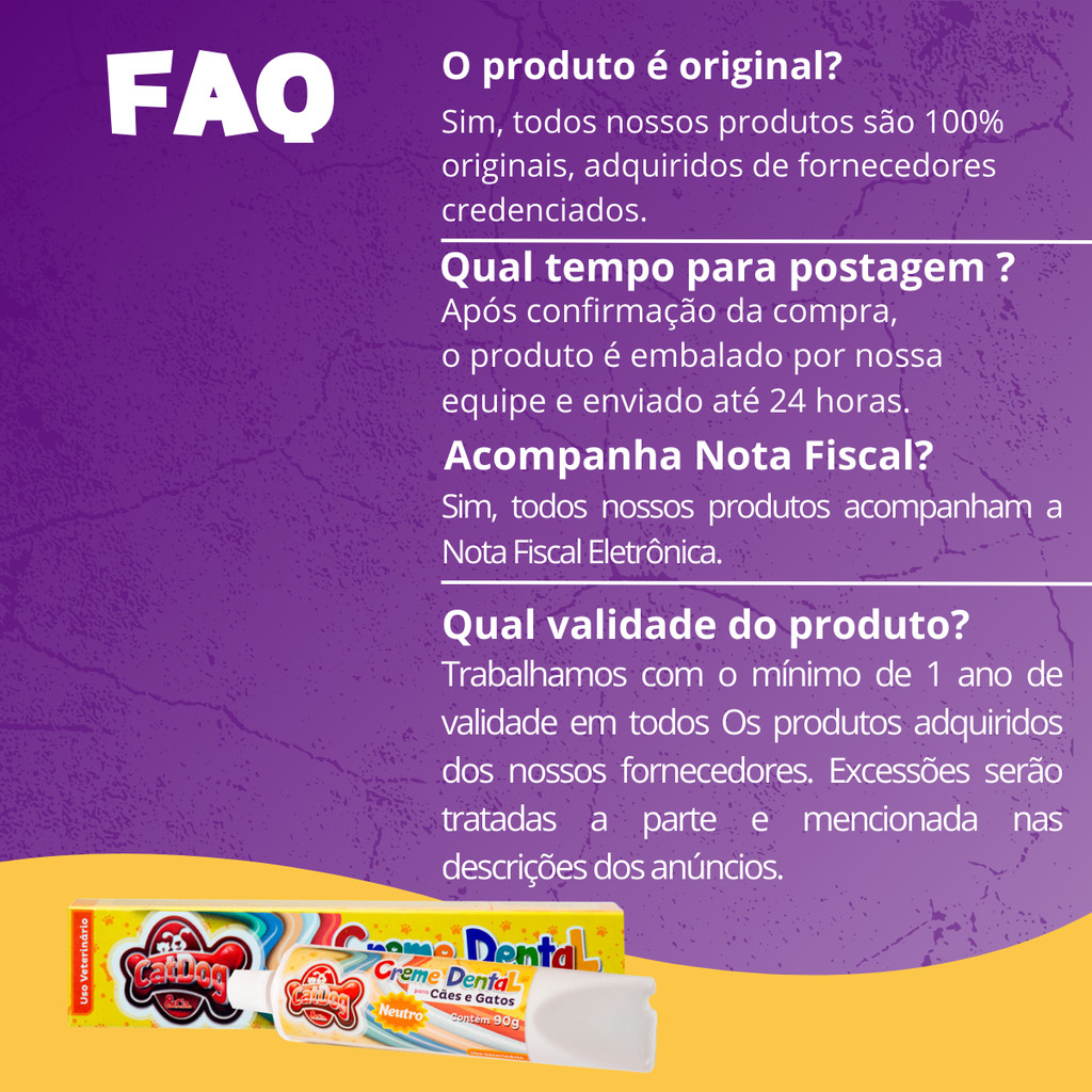 Creme Dental Neutro CatDog & Cia para Cães e Gatos - 90g