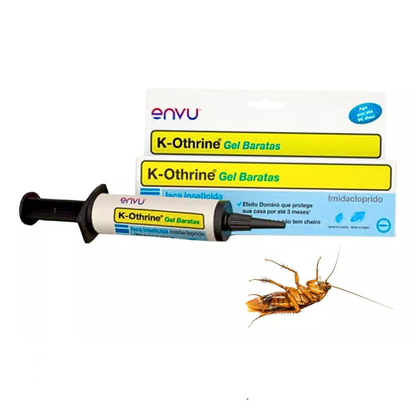2 K-othrine Baratas Gel 10g Inseticida Isca Controle Baratas