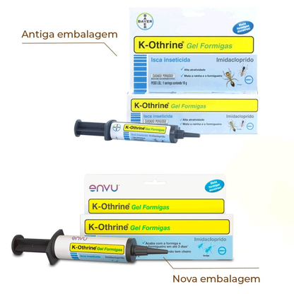 02 Gel K-othrine Para Formigas 10gr Bayer Efeito Imediato