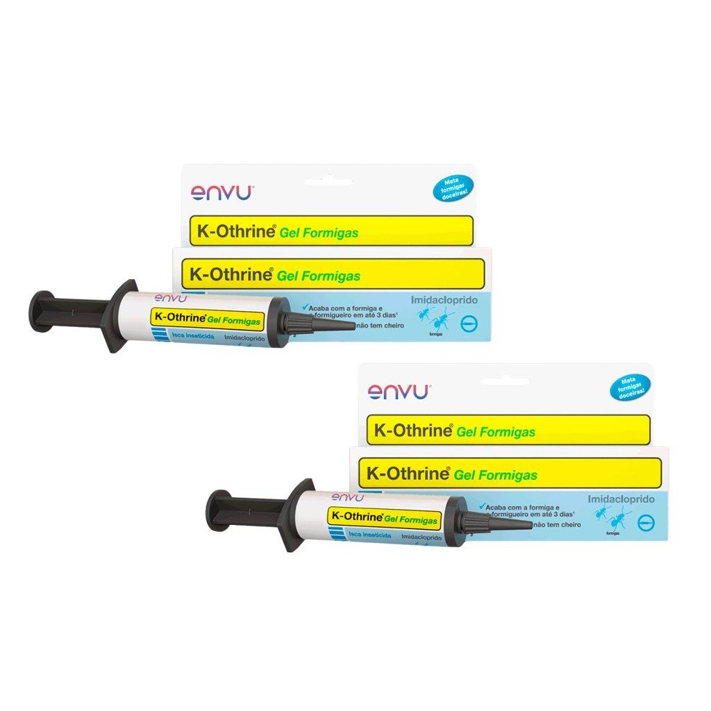 02 Gel K-othrine Para Formigas 10gr Bayer Efeito Imediato