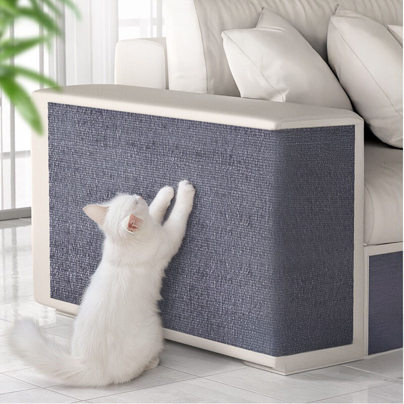 Tapete Arranhador Para Gatos Auto-Adesivo Proteçao Para Sofa Parede Cama