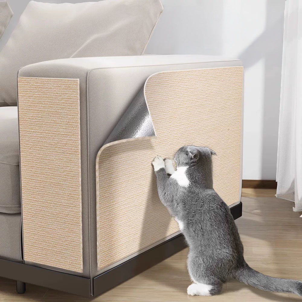 Tapete Arranhador Para Gatos Auto-Adesivo Proteçao Para Sofa Parede Cama