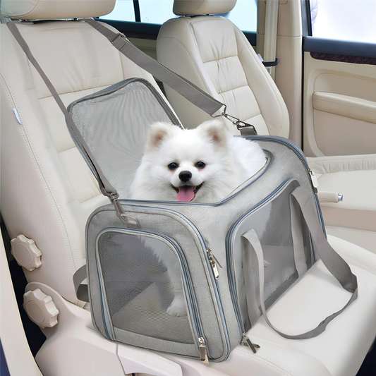 Bolsa De Viajem Para Transporte Pet Para Cães E Gatos Avião--A1711（（tamanho40*25*25）