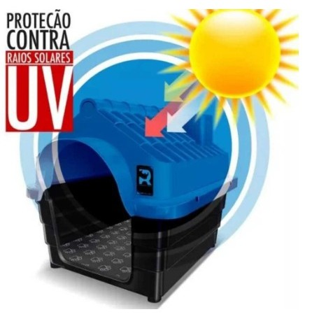 Casinha n° 3 Casa Plástica Cachorro Desmontável Raça Pequena