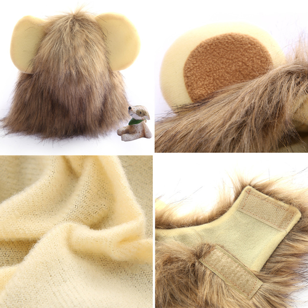 Peruca De Leão / Funny Chapéus para Pet de estimação / Vestir Roupas Fofas / Acessórios De Festa