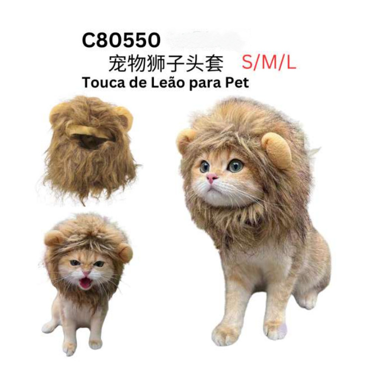 Peruca De Leão / Funny Chapéus Para Pet De Estimação / Vestir Roupas Fofas / Acessórios De Festa