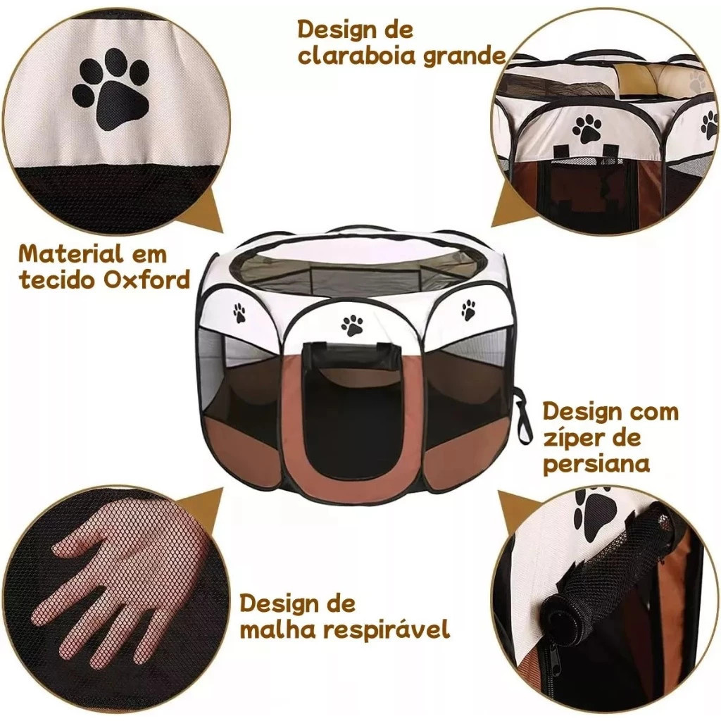 Casinha de cachorro grande portátil dobrável para cachorros e gatos resistente