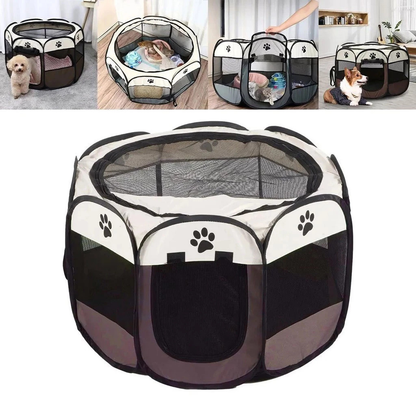 Casinha de cachorro grande portátil dobrável para cachorros e gatos resistente