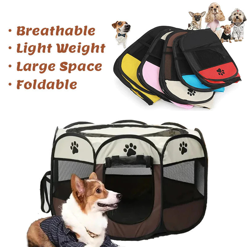 Casinha de cachorro grande portátil dobrável para cachorros e gatos resistente