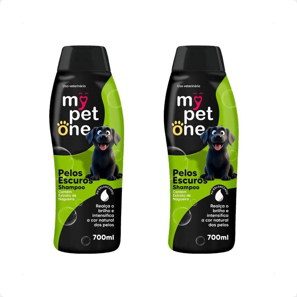 Shampoo E Condicionador Para Cachorro E Gato Mypetone 700 Ml - 1 Unidade Ou Kit 2 Unidades