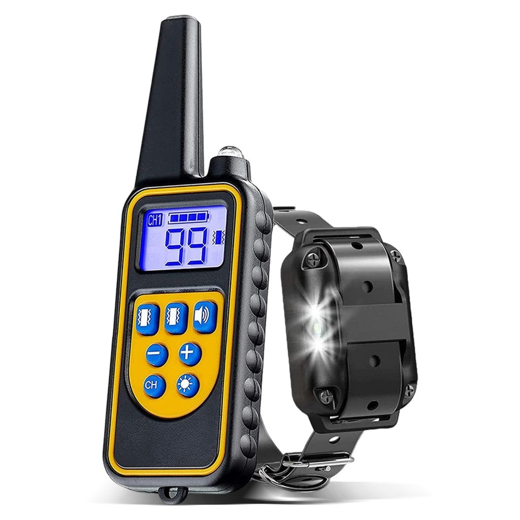 Coleira de Treino para Cães com Controle Remoto, À Prova d'Água 4 Modos– Ideal para Múltiplos Pets