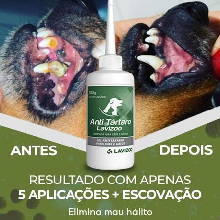 Anti Tártaro Lavizoo para Cachorro e Gatos 100g