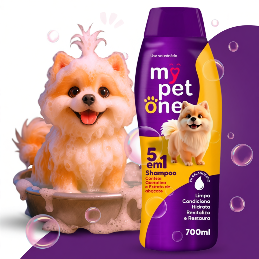 Shampoo e Condicionador Premium 700 mL Cães e Gatos Mypetone - Pet Caixas