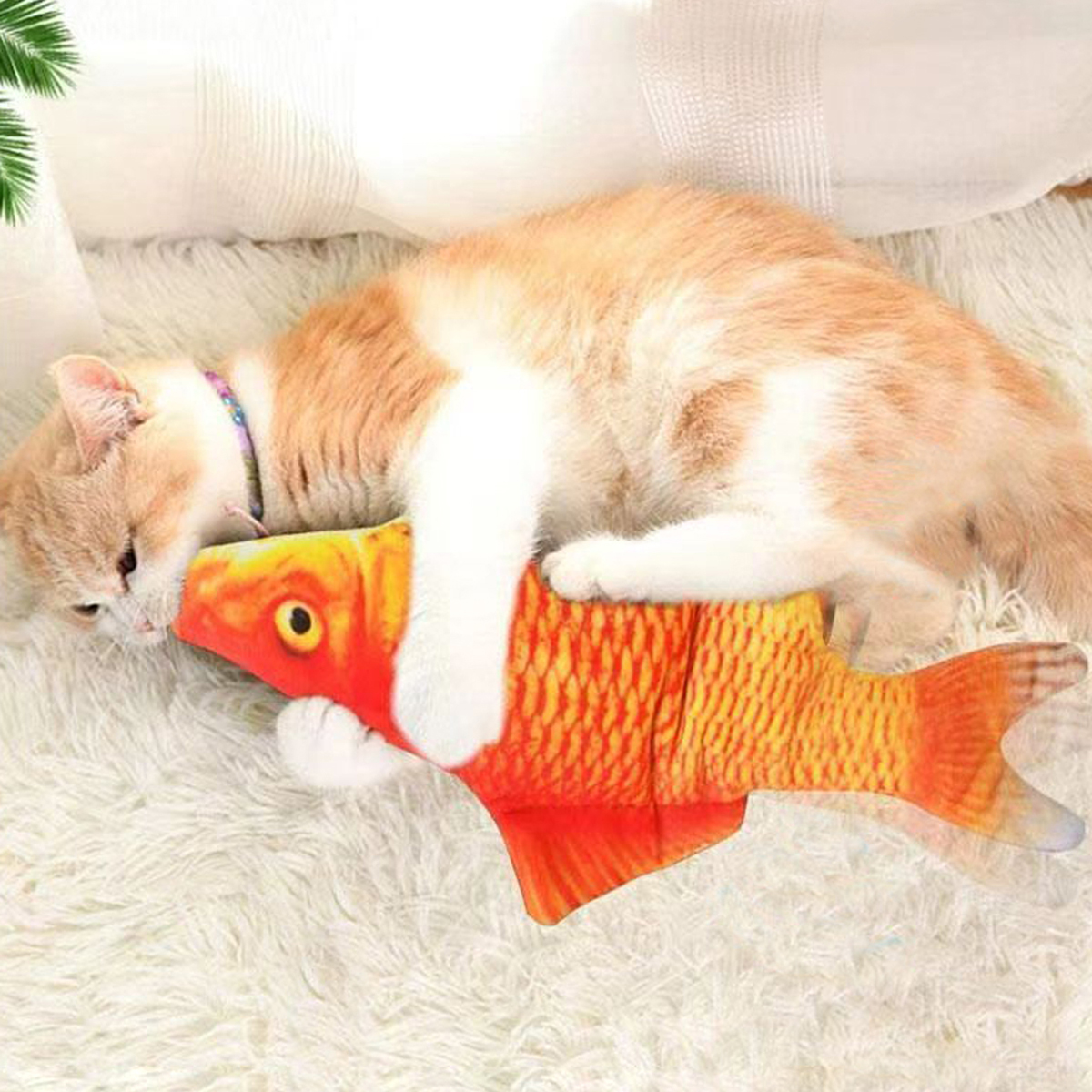 Brinquedo Simulado De Gato De Peixe , Interativo De Dentição Para Gatinhos , Suprimentos Não Elétricos Animais De Estima