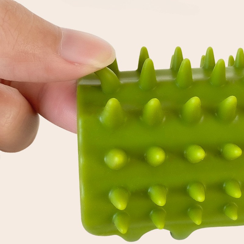 Gato Arranhando Brinquedo Silicone Mesa Perna Cinta Almofada De Alívio De Coceira