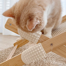 Gato Arranhando Brinquedo Silicone Mesa Perna Cinta Almofada De Alívio De Coceira