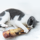 Brinquedo Simulado De Gato De Peixe , Interativo De Dentição Para Gatinhos , Suprimentos Não Elétricos Animais De Estima