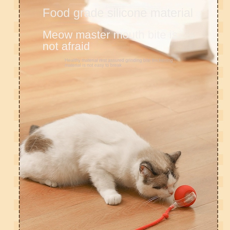 Bola De Brinquedo Elétrica Interativa Para Gatos , Super Drive , Rolante Sensor De Ativação De Movimento , Gatinho Anima